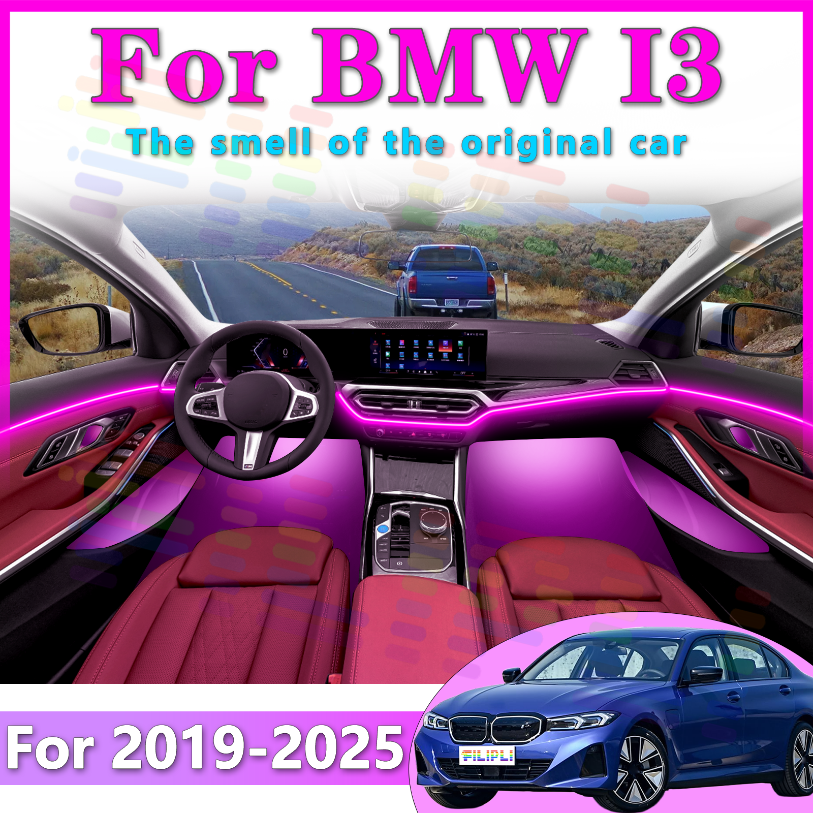 Interior Design Apps - Para BMW i3 G28 Atualize seu