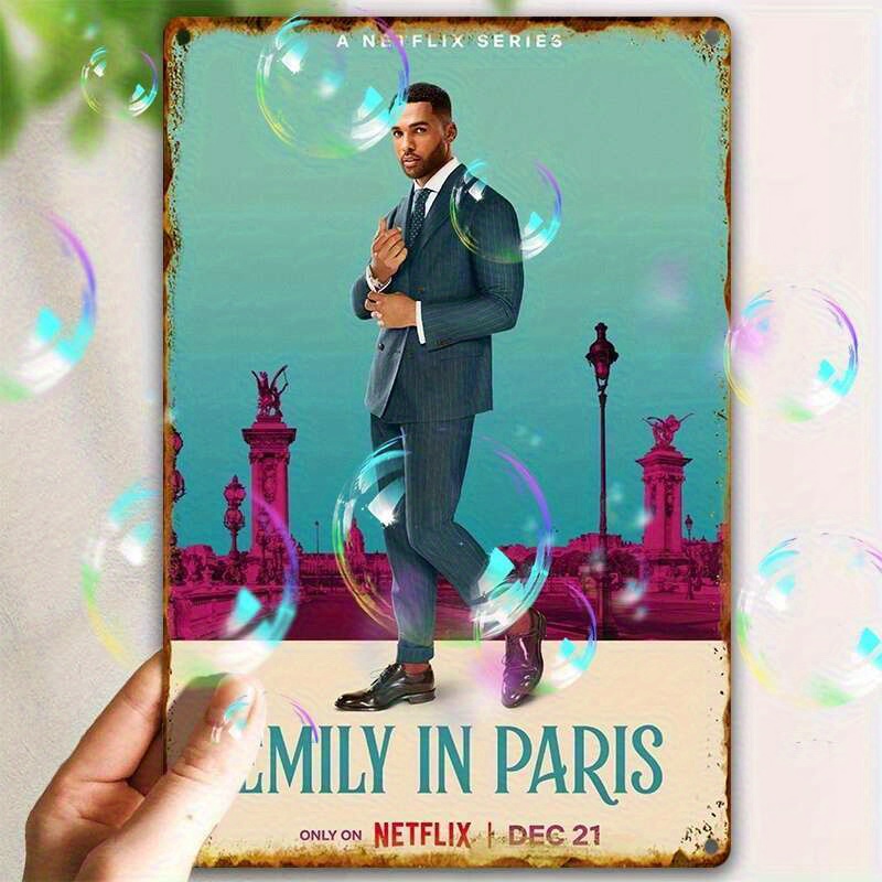 Netflix.Interior Design - Placa de Arte de Parede Vintage