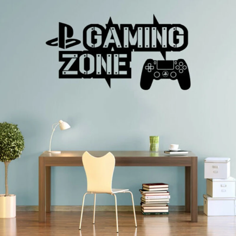 Interior Design Magazine - PS4 Gaming Zone Adesivos de Parede,