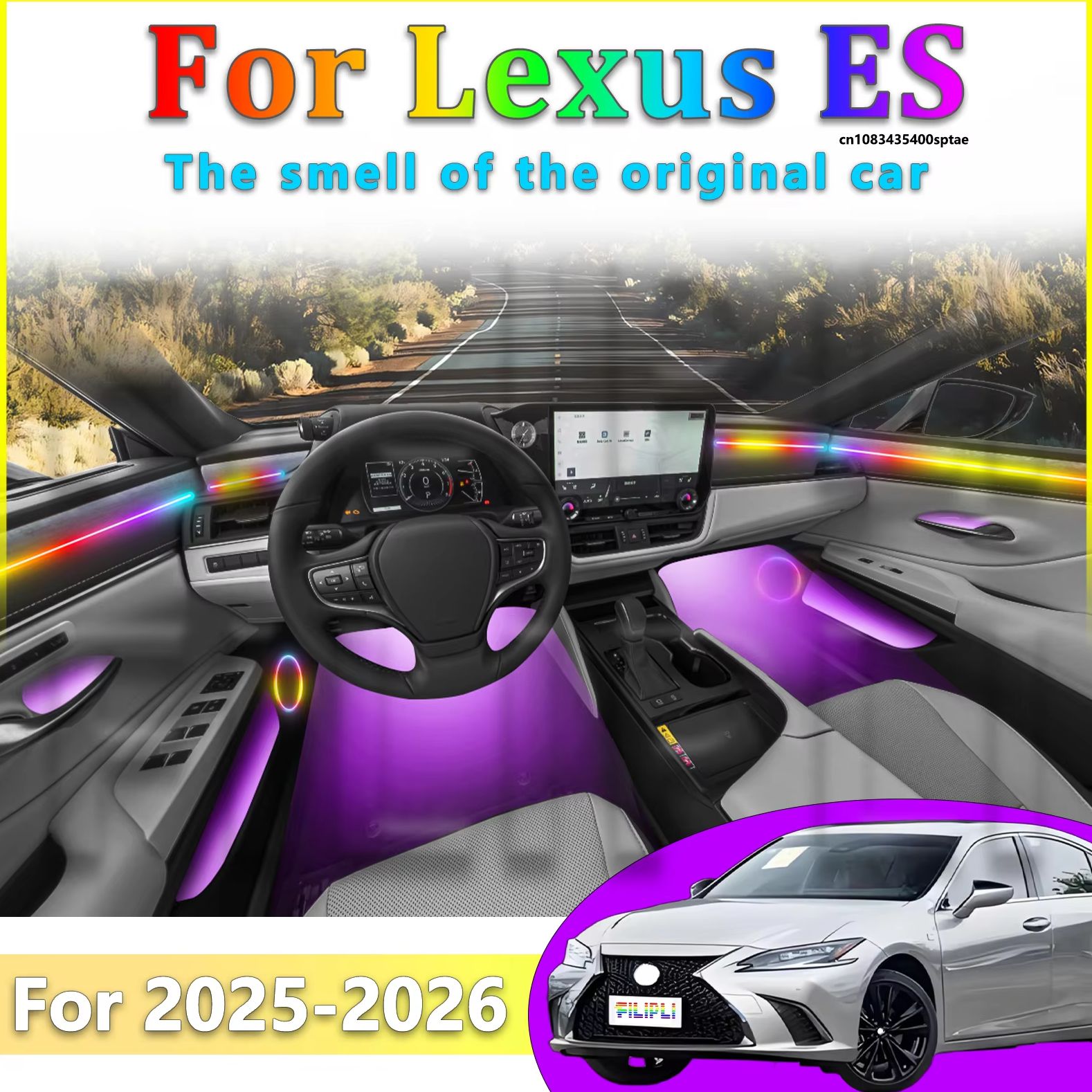 Interior Design Apps - Luz Ambiente Automotiva Premium RGB para