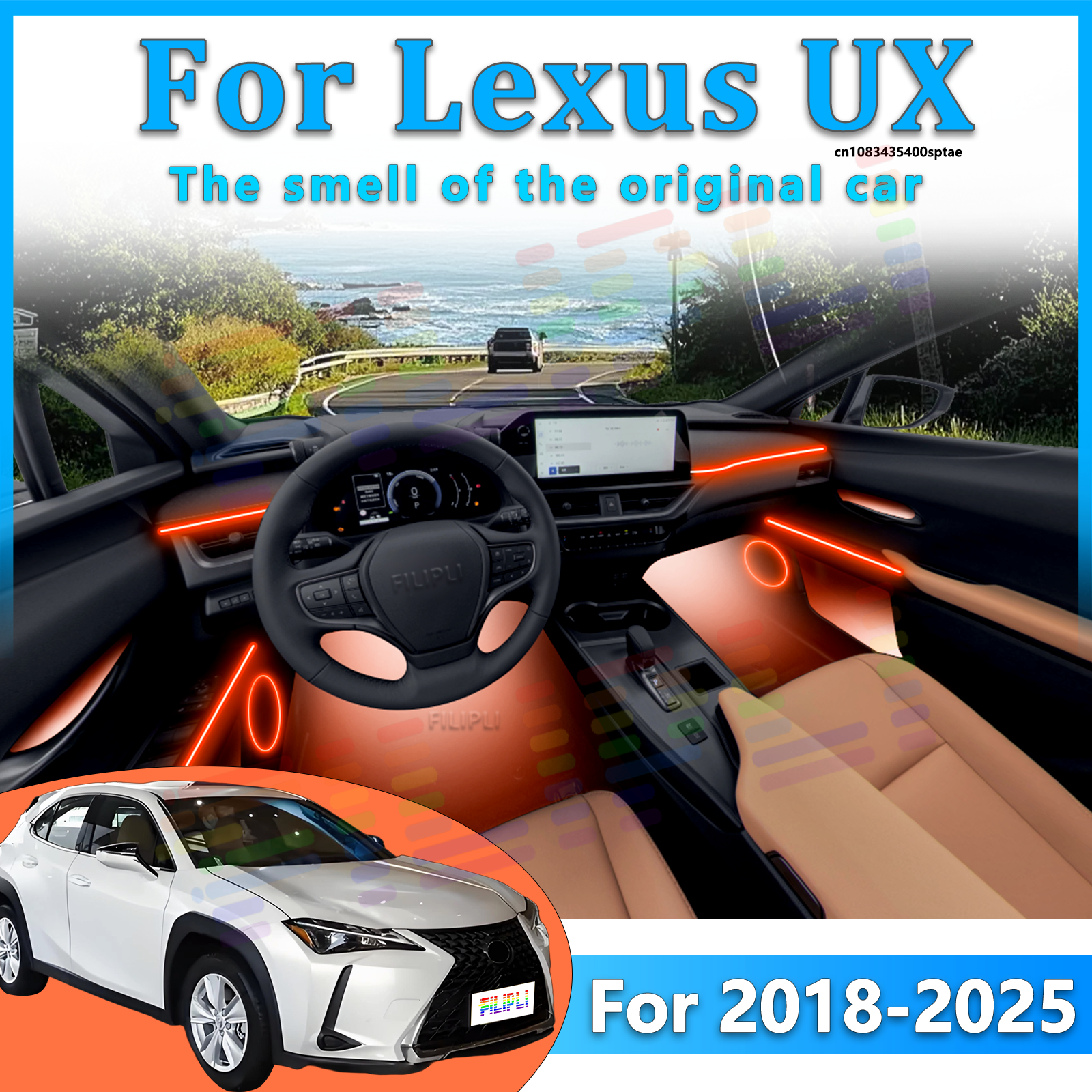Interior Design Apps - Para Lexus UX 2018-2026: Iluminação Ambiente