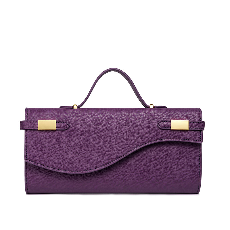 Interior Design Trends 2026 - Bolsa de Ombro em Couro Epsom