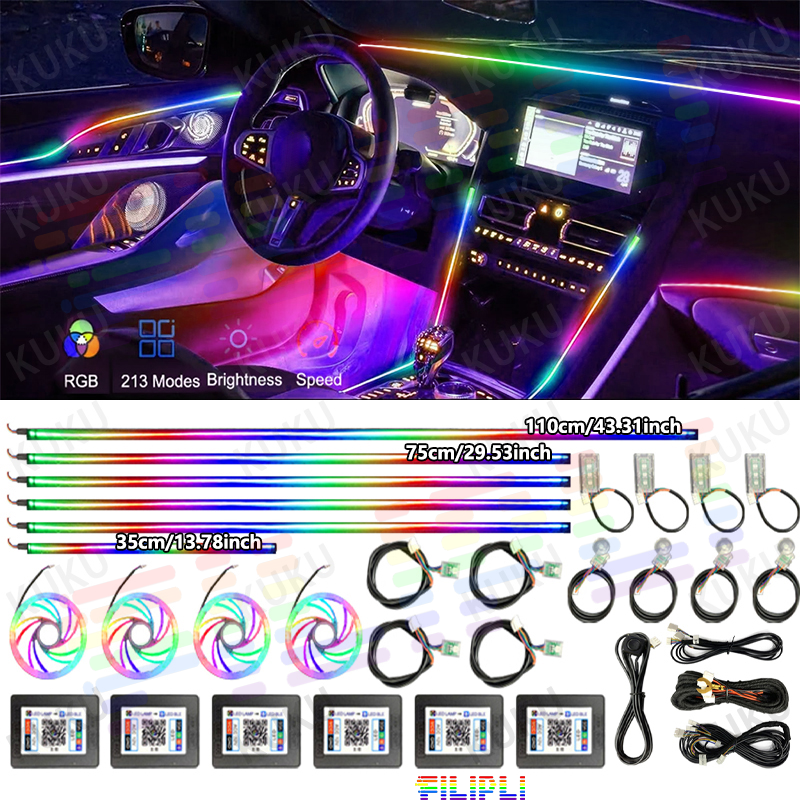 Interior Design Apps - Iluminação Ambiente LED Exclusiva para Carro