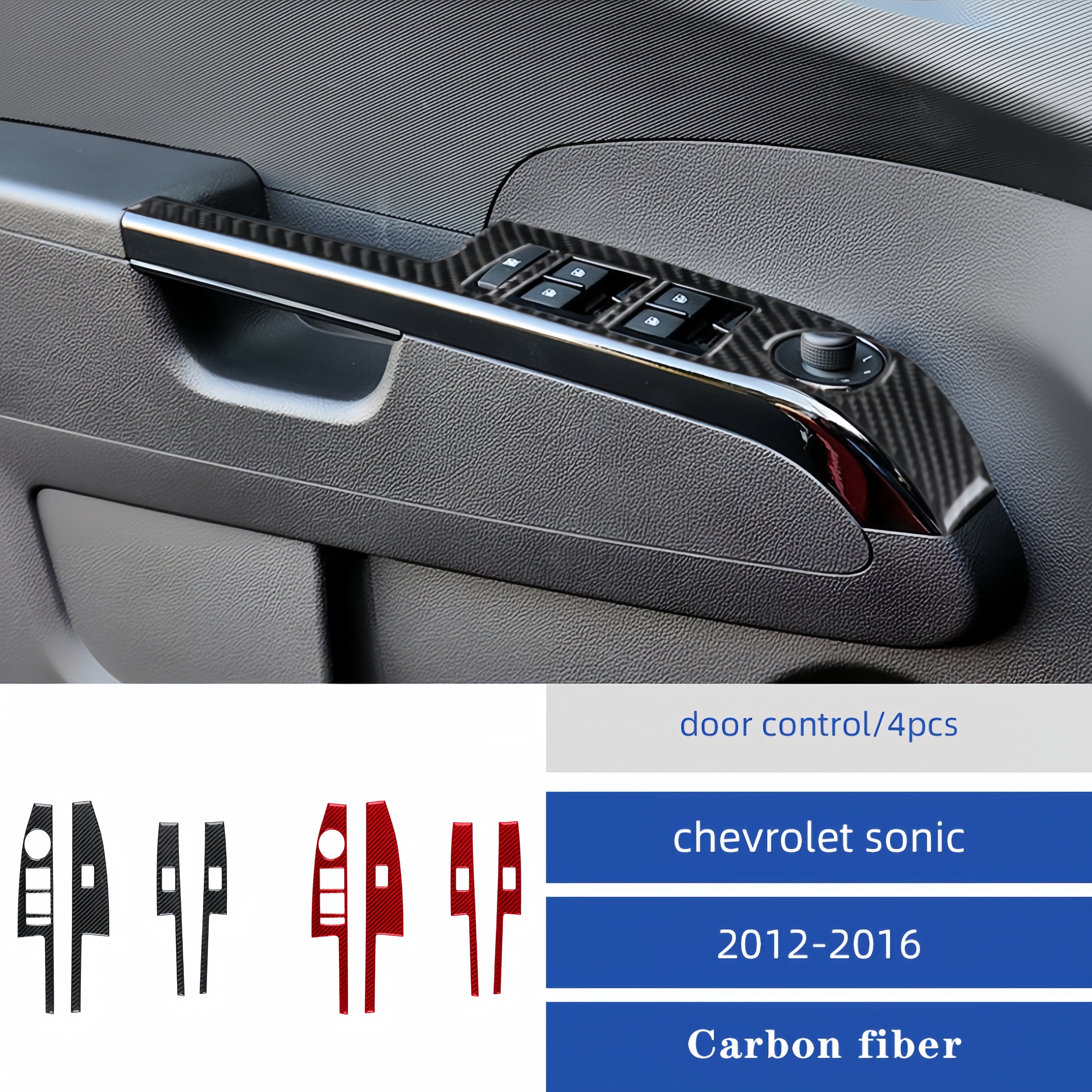 Interior Design Mood Board - Para chevrolet sonic 2012-2016 fibra de