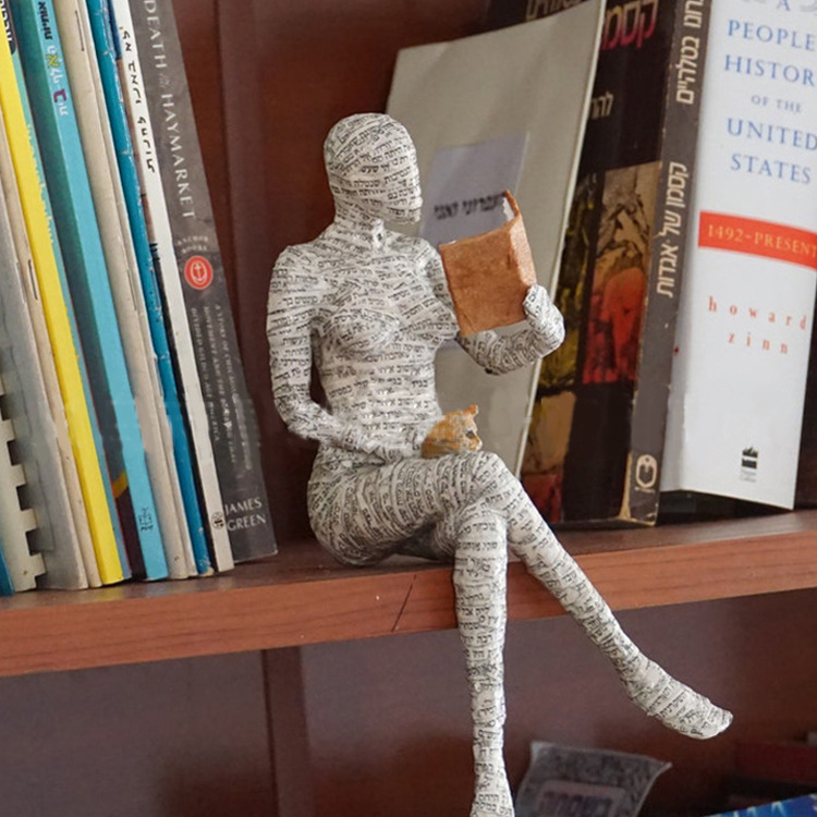 A mulher de leitura estátuas a - Interior Design Home Decor avaliação e preço
