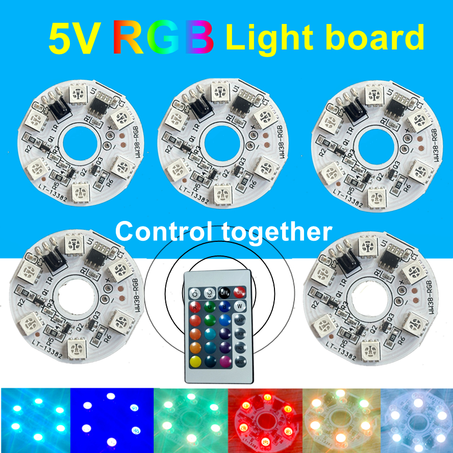 1 conjunto de luzes led rgb 5v - Interior Design Icon avaliação e preço