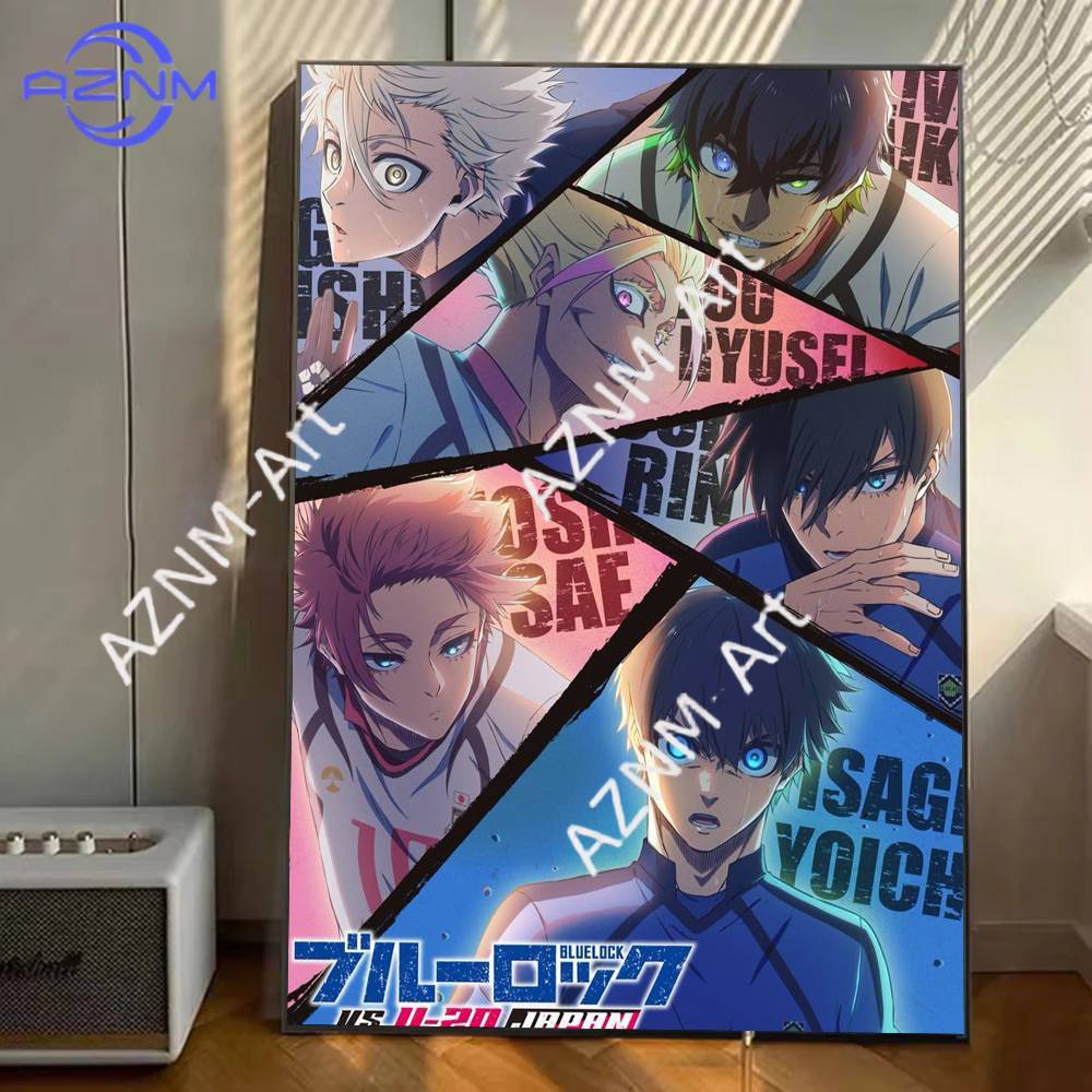 Pôsteres B-BLUE LOCK Isagi Yoi - Interior Design Home Decor avaliação e preço