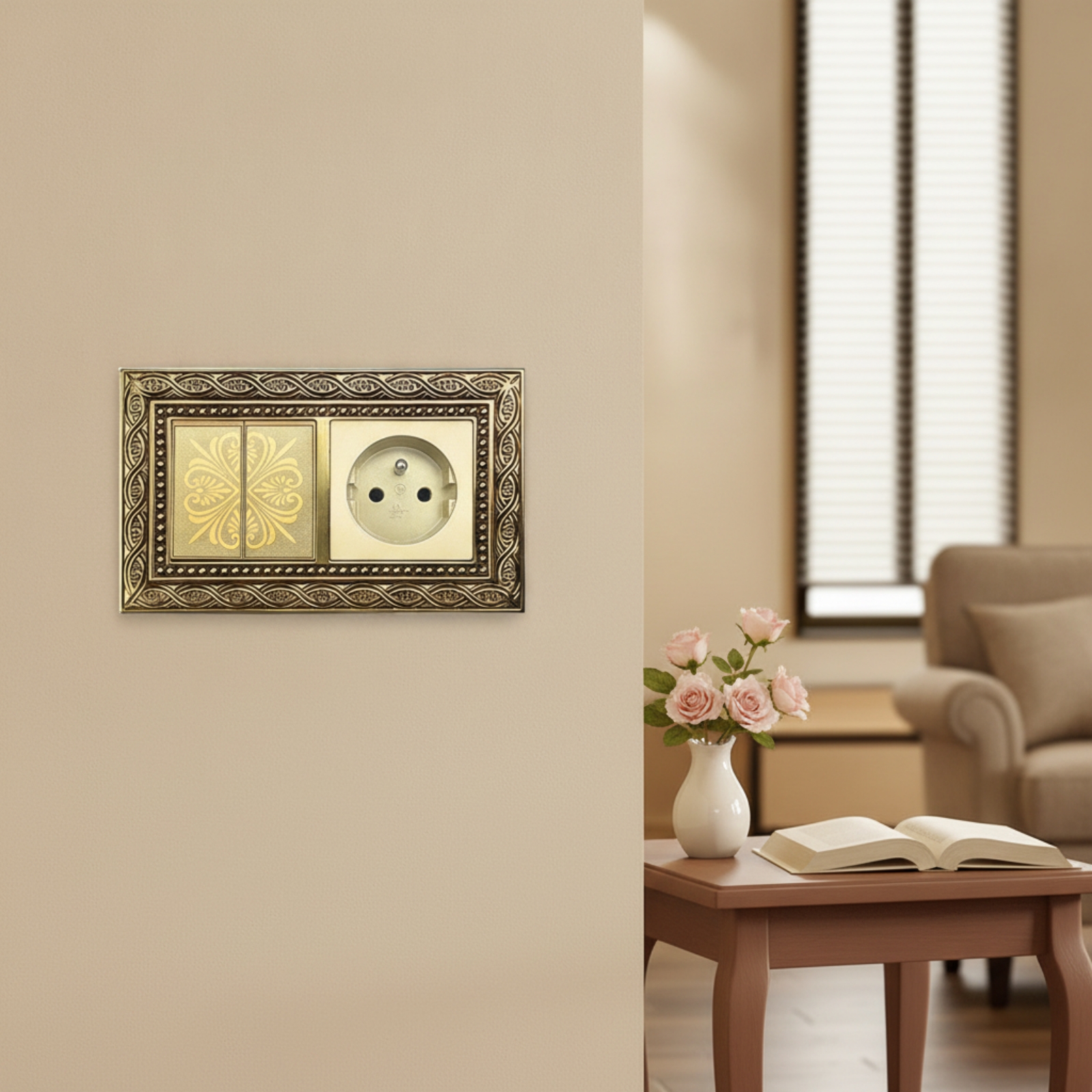 Capa de Interruptor de Latão O - Interior Design Uk avaliação e preço