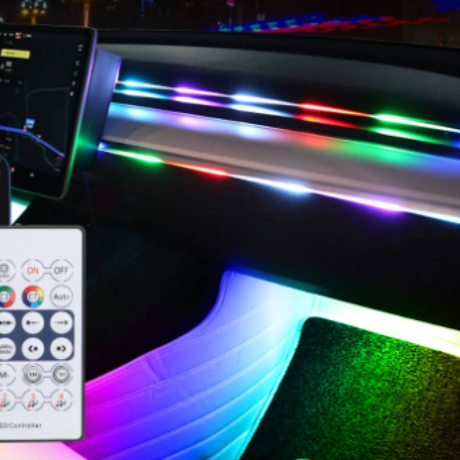 Luzes LED para Interior de Car - Interior Design Apps avaliação e preço