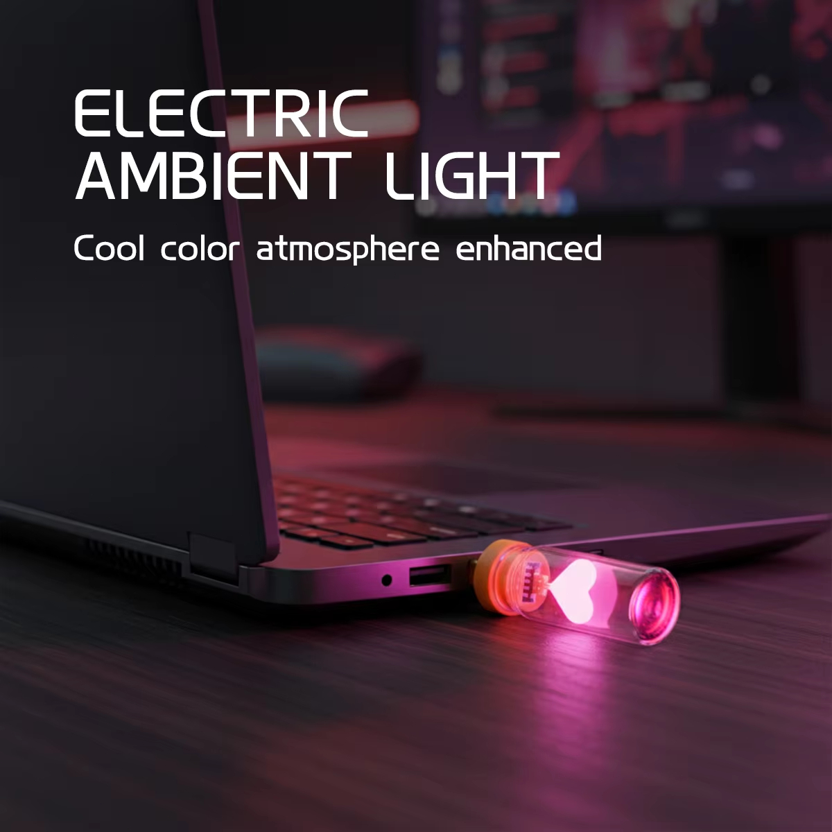 Nova Lâmpada Ambiente USB em F - Interior Design Home Decor avaliação e preço