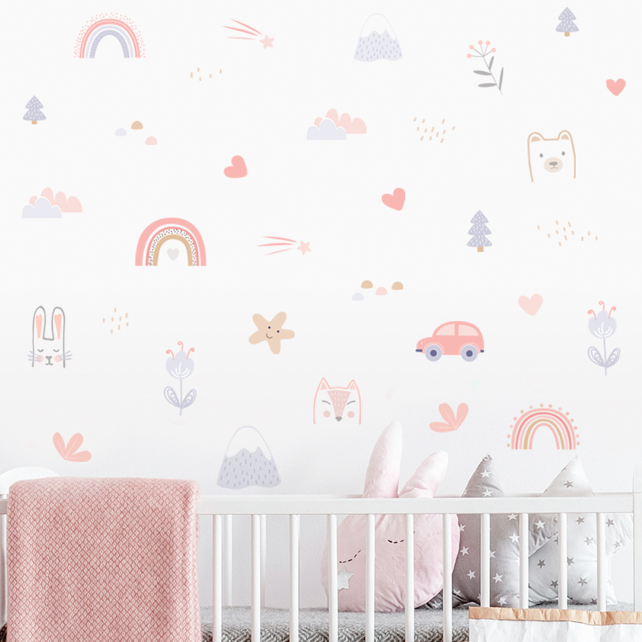 Arco-íris dos desenhos animado - Interior Design Quotes avaliação e preço